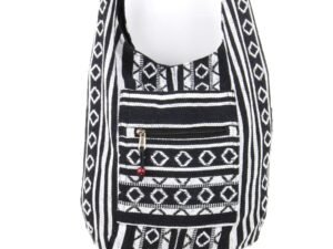 Cotton Canvas Sling Shoulder Bag Messenger Crossbody Backpack Handbag Aztec