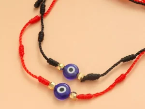 Lucky Evil Eye Beaded Bracelet Handmade Red Rope Adjustable Bangle Jewelry Gifts