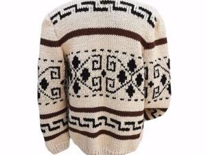 Big Lebowski Cardigan Sweater for Men – Handmade The Dude Sweater with Zip Closure