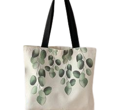 Leafy Canvas Carryall