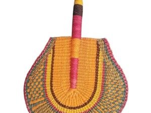 Ahiastring Woven African Handheld Fan, African fan, Church fan, Ankara tv fan, Summer fan, Sports Hand Fan for Men and Women.