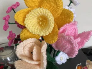 Handmade Crochet Flowers Bouquet