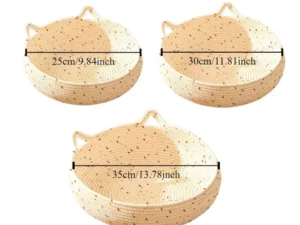 Cotton Rope Cat Bed Handmade Pet Sleeping Mat Kennel Mat Pet Supplies