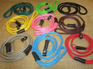 Rope slip dog lead