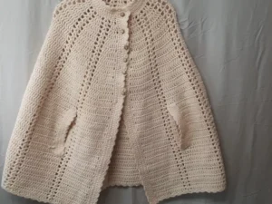 Women’s Crocheted Shawl Handmade Size Medium/Large