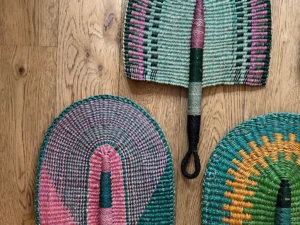 Handmade Ethnic Fans from Ghana | Traditional Bogatenga Craft