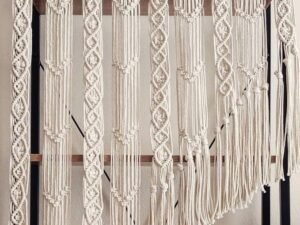 Handmade Macrame Curtain Bohemian Decoration