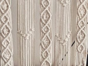 Handmade Macrame Curtain Bohemian Decoration